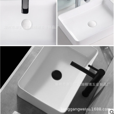Ceramic large spring cover drain accessory for washbasin drain, ceramic large spring cover washbasin press and bounce core Application Scenario