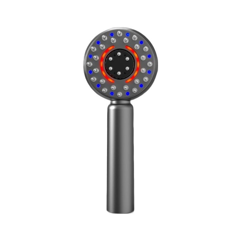 Electric scalp medicine applicator with red and blue light introduction anti-hair loss massage comb ESM microcurrent scalp massager manufacturer Item Picture