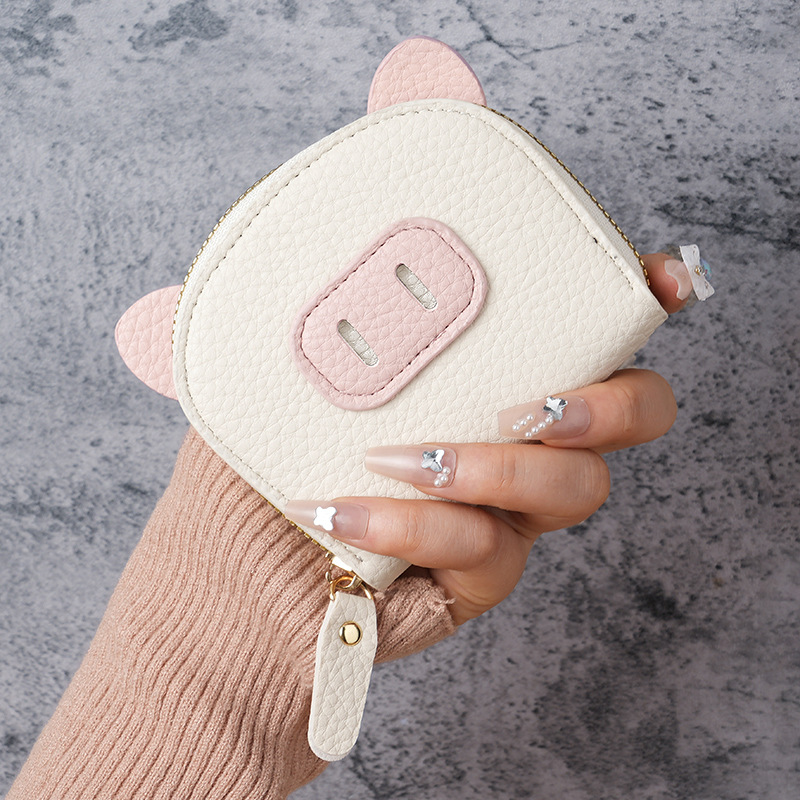 New popular organ card case for girls, lightweight student, piggy zipper, multi-slot card holder, soft pickup clamp, coin purse Application Scenario