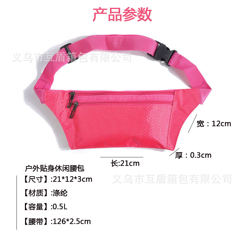 Outdoor sports waist bag, close-fitting anti-theft waist bag, suitable for men and women, invisible wallet belt Application Scenario