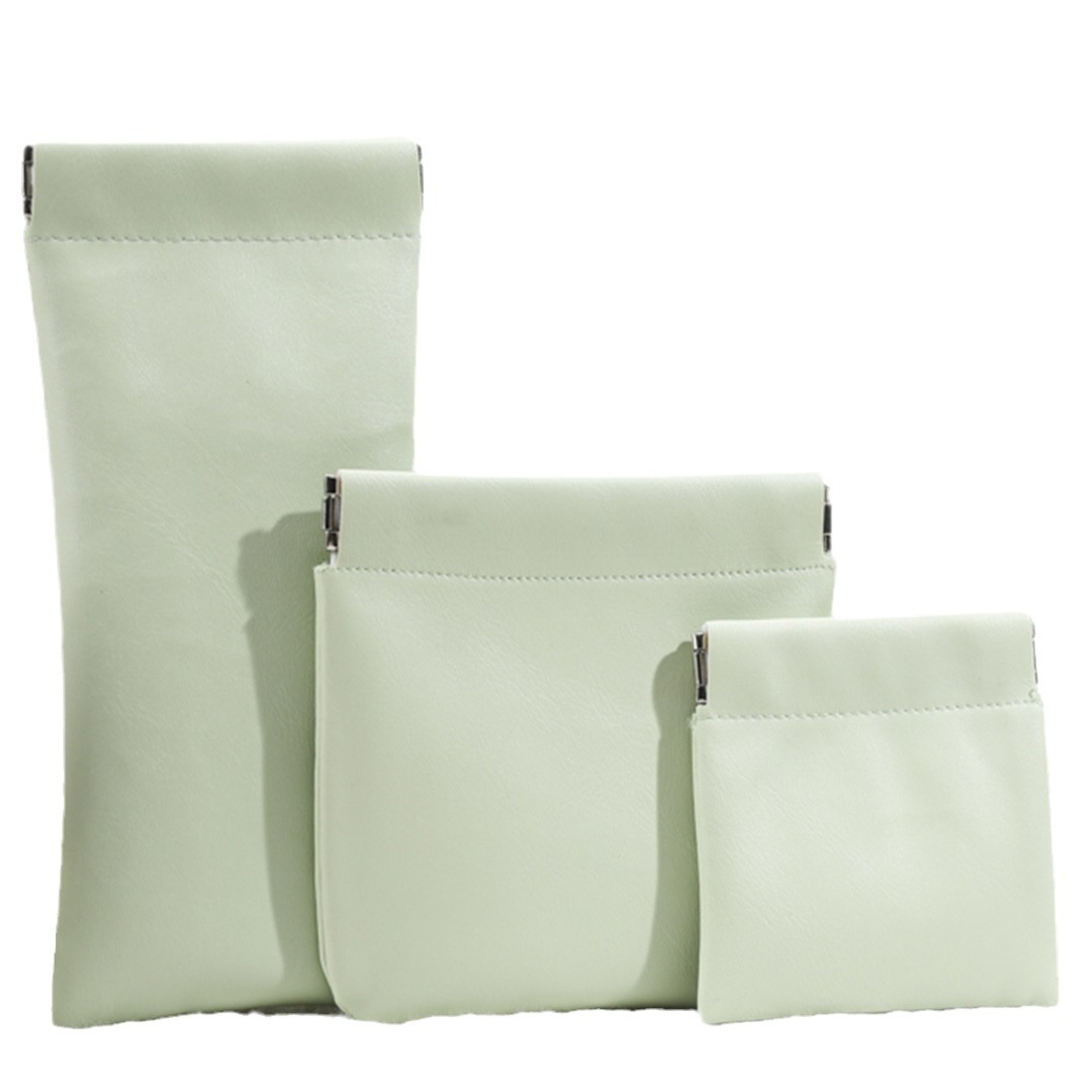 Data cable storage card case, automatic closure, wired earphone pocket, power charger, mini portable digital bag Item Picture