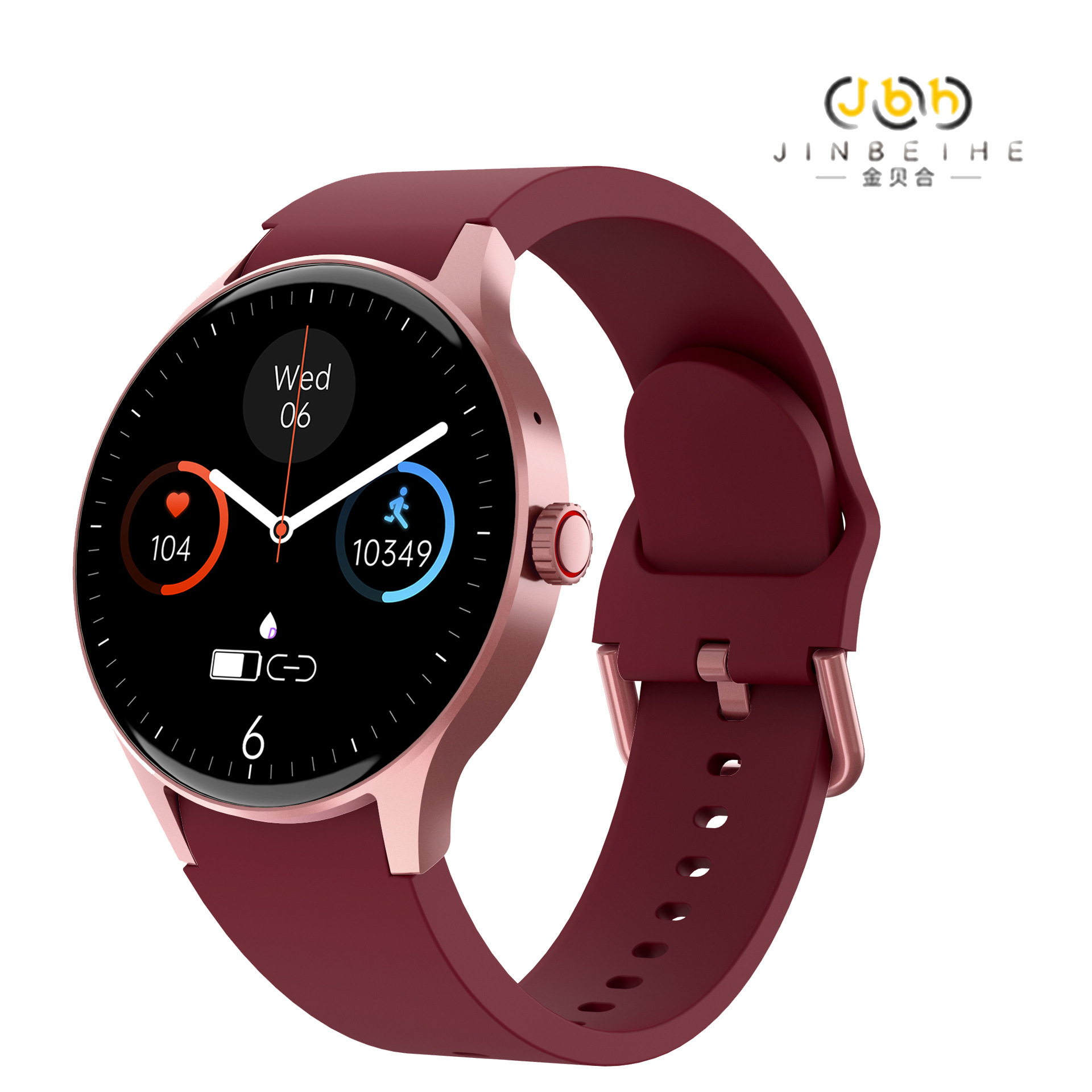 The Y80 smartwatch features a 1.43AMOLED screen, heart rate, blood pressure, blood sugar, blood oxygen, sports, Bluetooth, calls, music, and water resistance Specification drawing