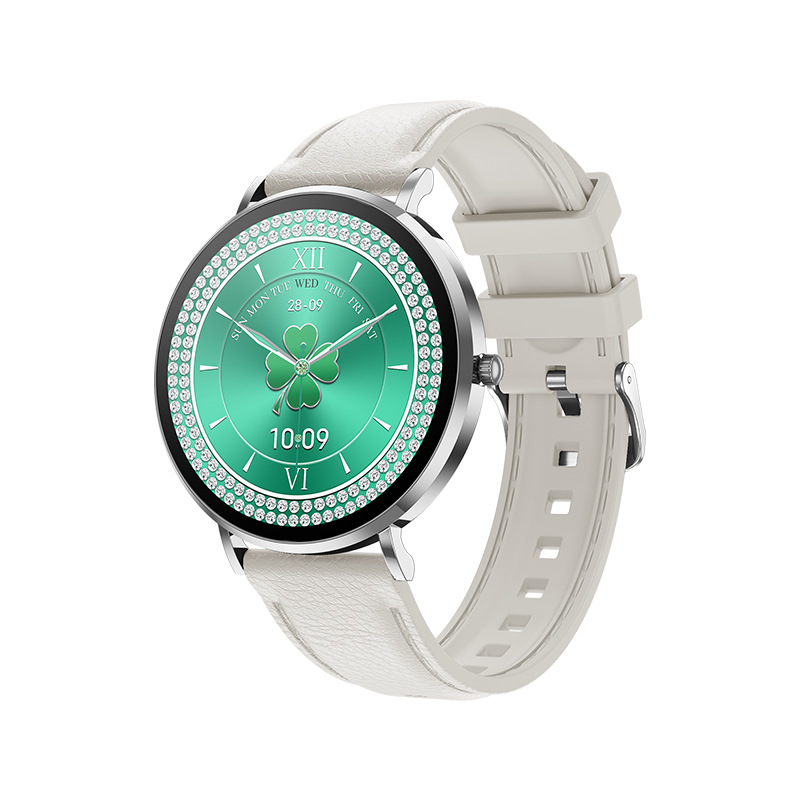 The new T8pro ultra-thin Bluetooth communication smartwatch features a 1.36AMOLED screen with a constantly lit heart rate and blood pressure for women Application Scenario