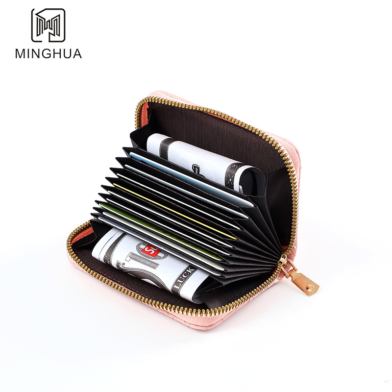 Hot-selling woven wallet for women, short Korean version cross-border foreign trade coin purse, card bag integrated multi-functional wallet for women Application Scenario