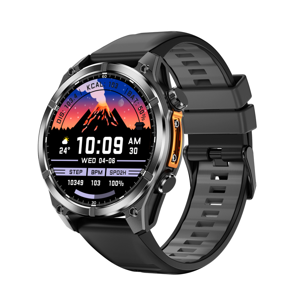 The new cross-border smartwatch, HD300, features Bluetooth communication, wireless charging, 3ATM heart rate, blood pressure, blood oxygen, and water resistance Application Scenario