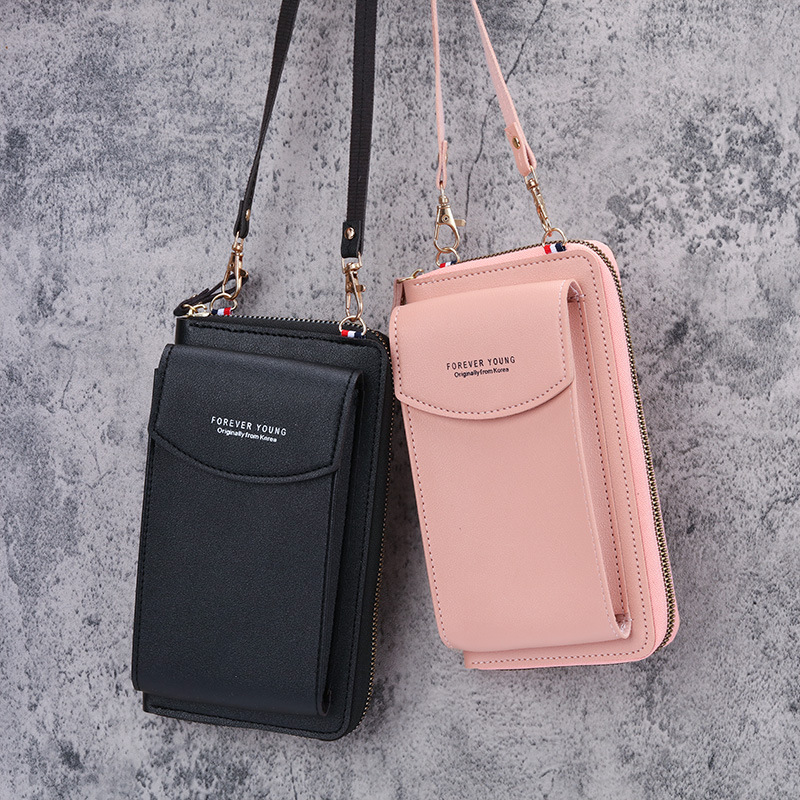 2021 New large-capacity mobile phone bag, small single-shoulder crossbody zipper bag, multi-functional long clutch bag, ladies' wallet Application Scenario