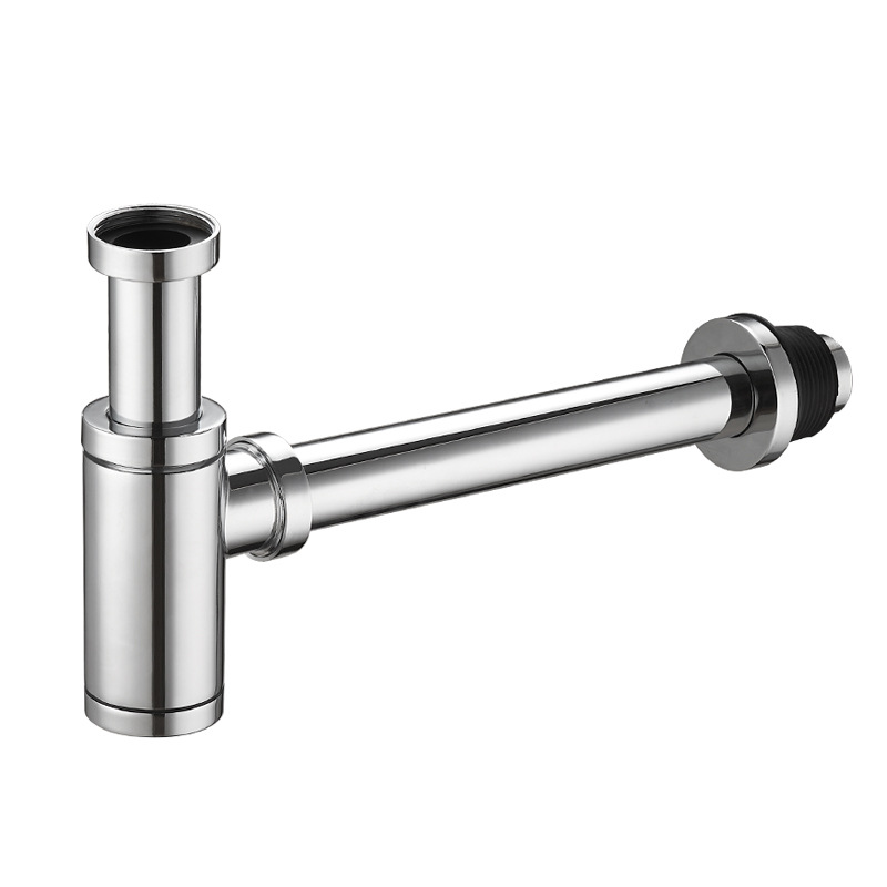 Washbasin drain, wall drain, right-angle set, washbasin drain pipe, all-copper anti-odor blockage, air and water separator Item Picture