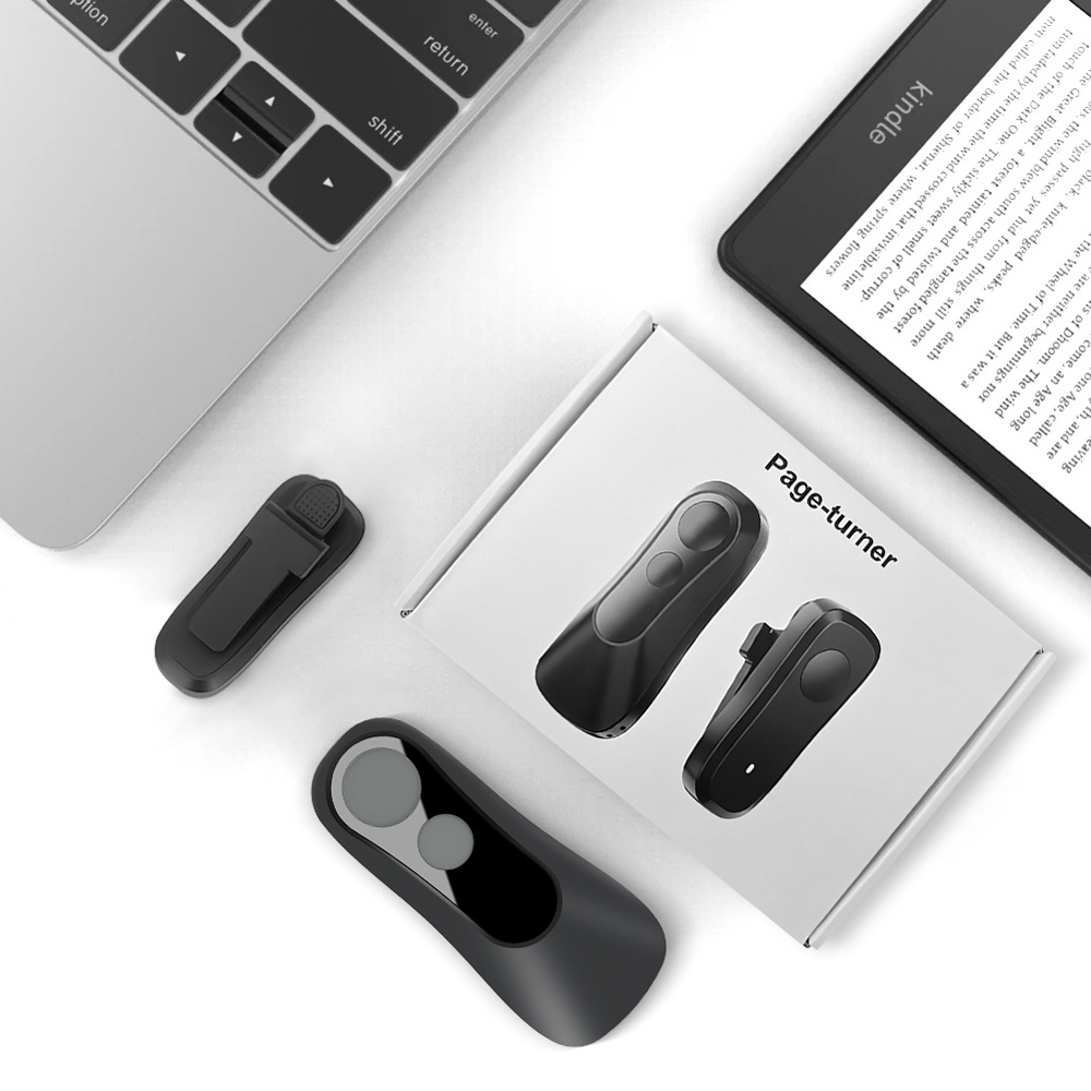 The cross-border wireless smart tablet novel page-turning device is compatible with the kindl e-book universal selfie mobile phone controller Application Scenario