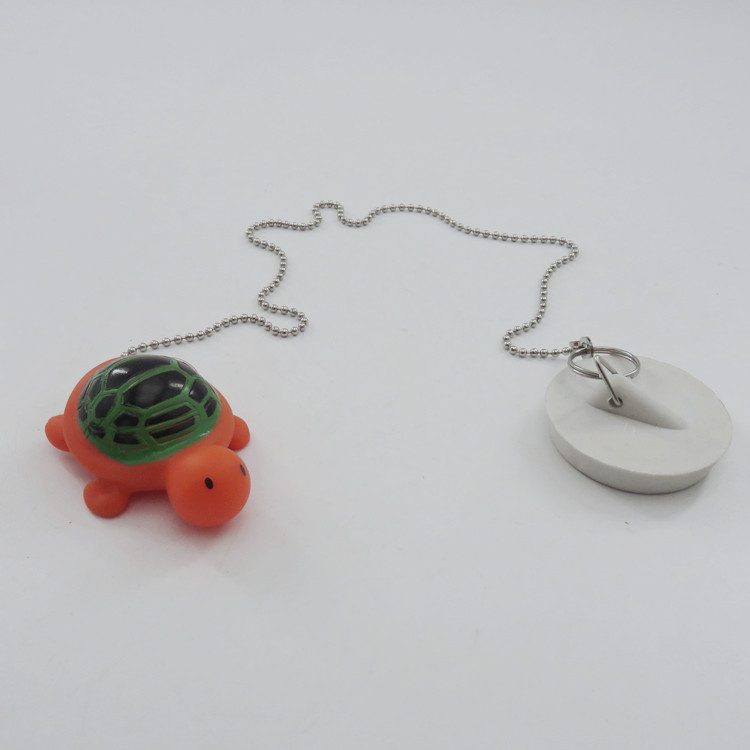 Rubber water stopper with chain, rubber bathtub sink stopper, bathroom drain stopper Specification drawing