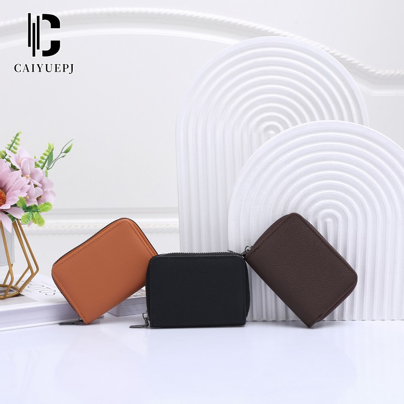 Korean mini fashionable wallet, loose change bag, access control card case, large-capacity short women's key case, card case, coin case details Picture