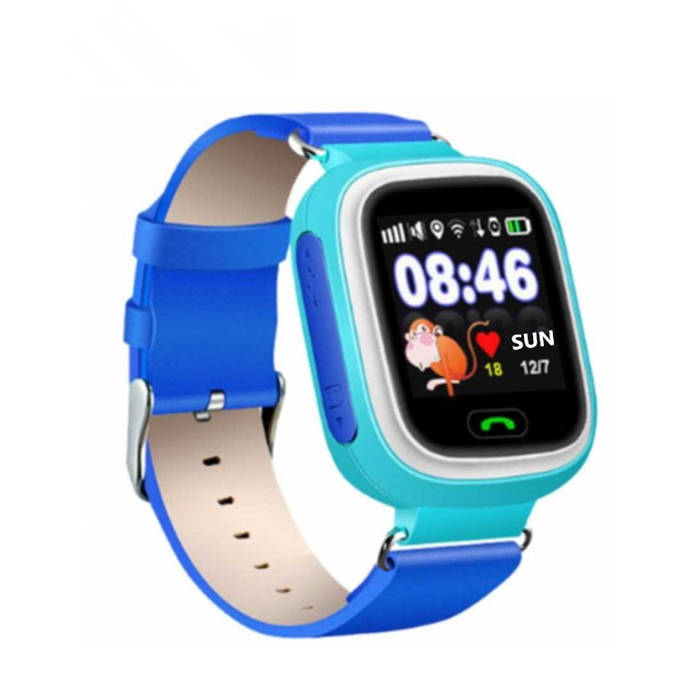 Supplying cross-border e-commerce Russian and English Q90 children's GPS positioning watches, mobile phone touch screens, SOS calls for students details Picture