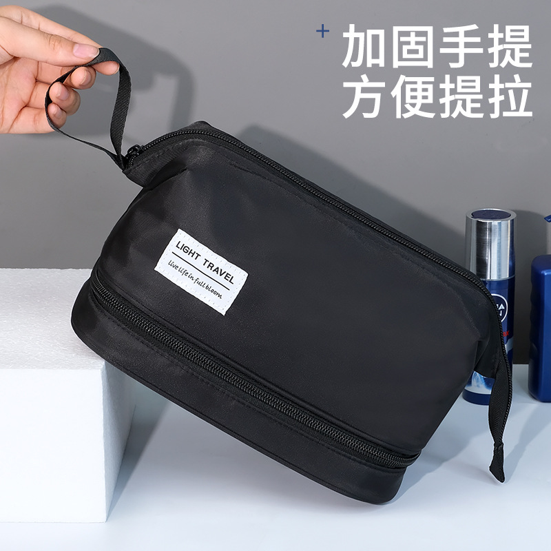 Large-capacity high-end makeup bag, dry and wet separation toiletry bag, fitness storage bag, travel portable large makeup bag Application Scenario