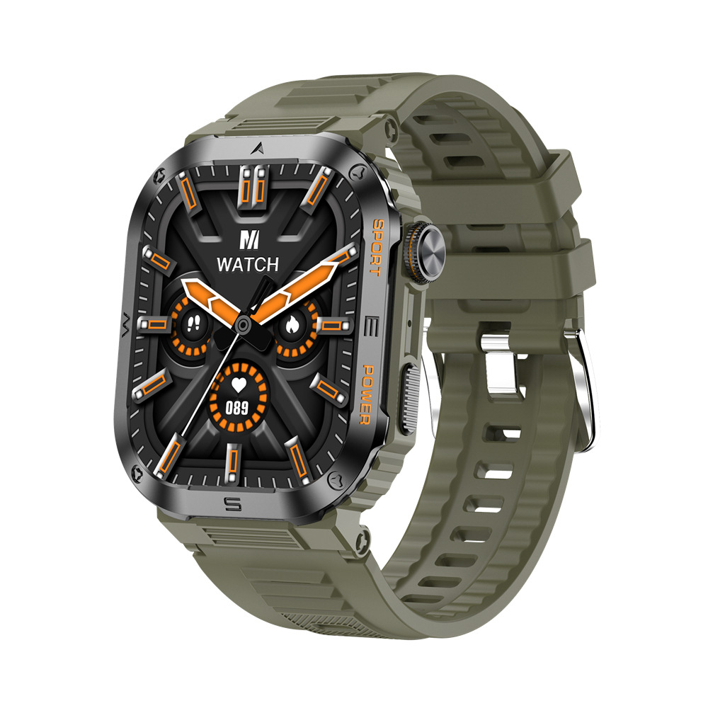 The new cross-border MT39 outdoor ultra-thin smart call watch, step count, heart rate and blood pressure monitoring outdoor sports wristband Item Picture