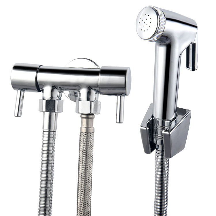 All-copper toilet, companion, feminine wash, high-pressure water gun, pressure-increasing flushing device, household spray gun, faucet, nozzle, bathroom details Picture