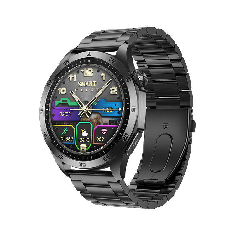 The 2025 new ET485 smartwatch features ECG, Bluetooth call, AMOLED micro-physical examination and emotion functions full figure