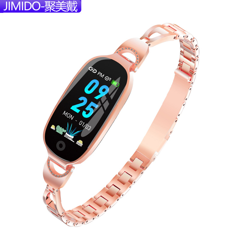 Cross-border F18 smart bracelet Women's Watch, considerate women's menstrual period Bluetooth GPS trajectory watch, Huaqiangbei full figure