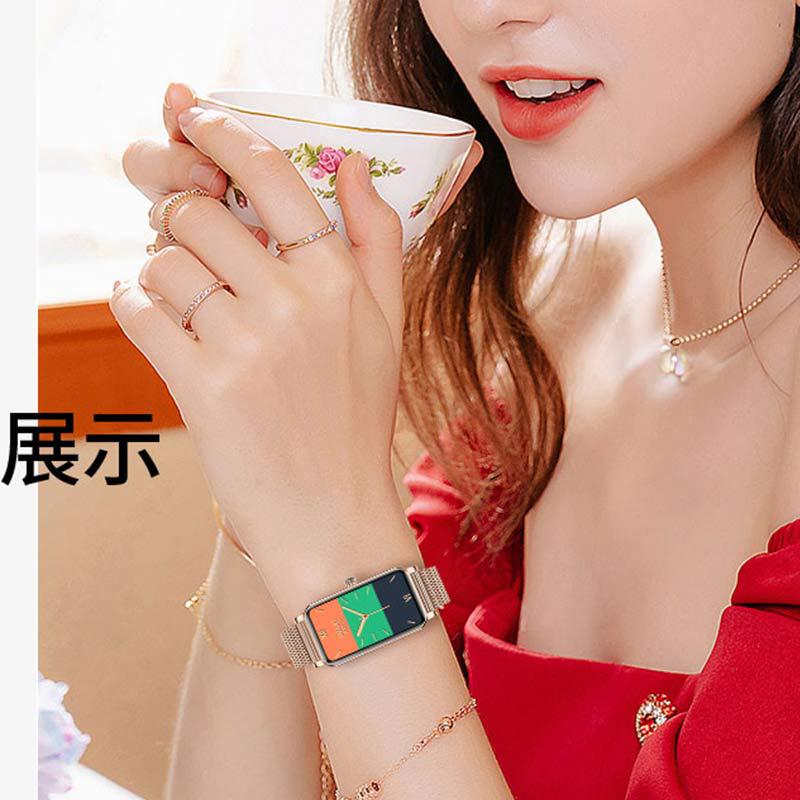 The new cross-border smartwatch ZX19 for women, a smart bracelet with a full touch screen, steps, heart rate and blood pressure measurement, is an electronic gift Application Scenario
