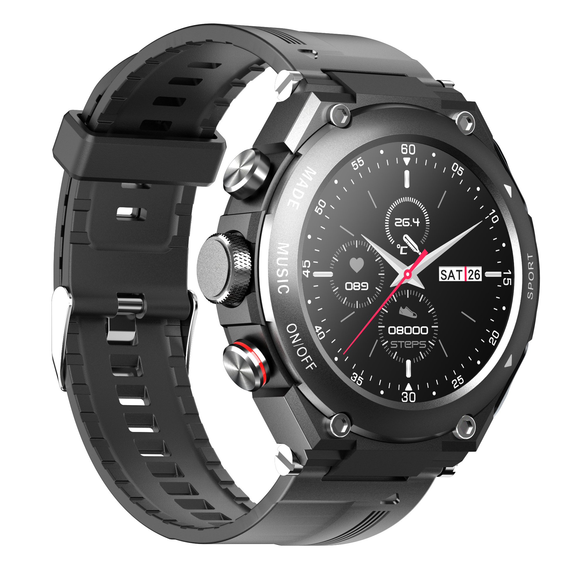 The new T92 color screen smart bracelet, TWS Bluetooth headset, two-in-one sports heart rate health local music bracelet details Picture