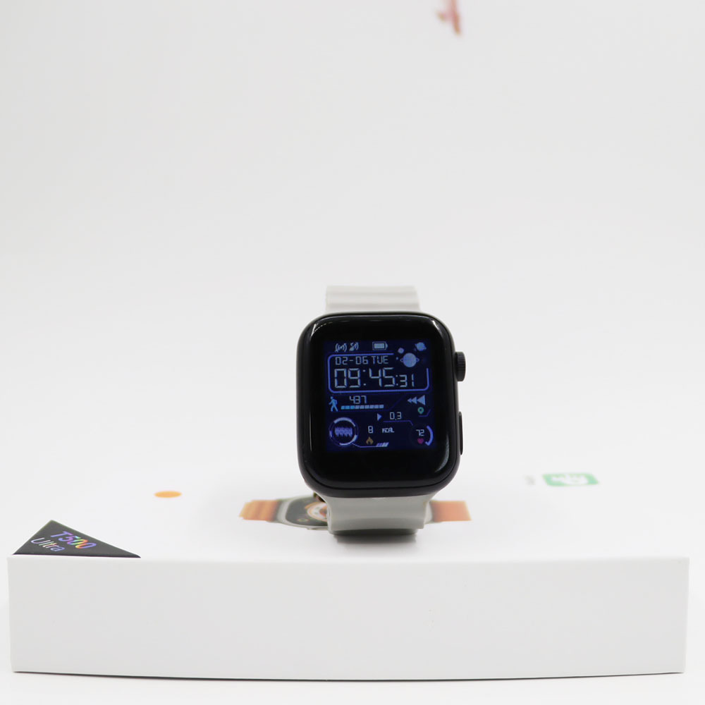 T500ultra smartwatch, step-counting smart bracelet, remote control for taking photos, heart rate monitoring, TPU bracelet details Picture