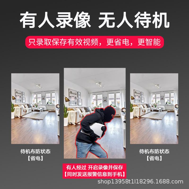Home camera, mobile phone, remote wireless wifi, high-definition, unplugged indoor smart video camera monitor details Picture