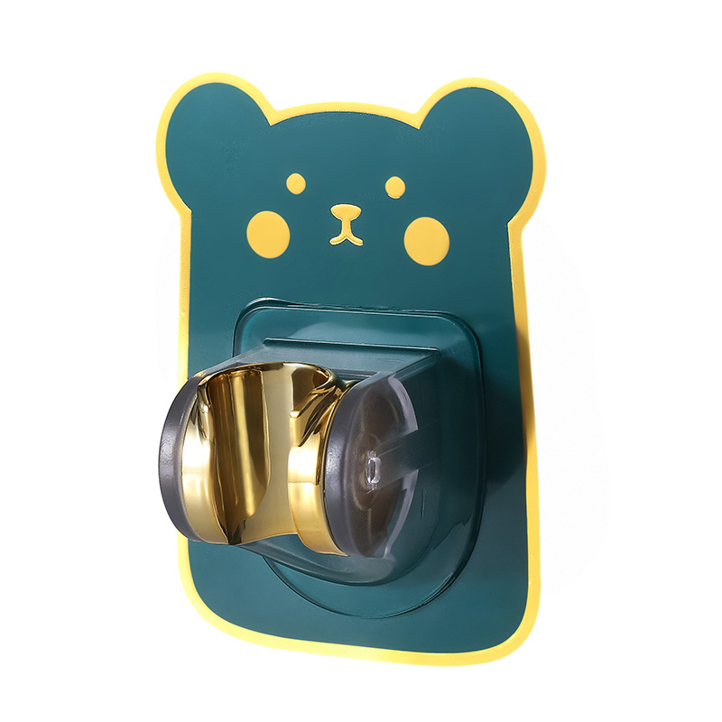 The fixed base of the non-drilling showerhead bracket, adjustable bathroom showerhead frame, shower hanging seat, bathroom bath flower wine Item Picture