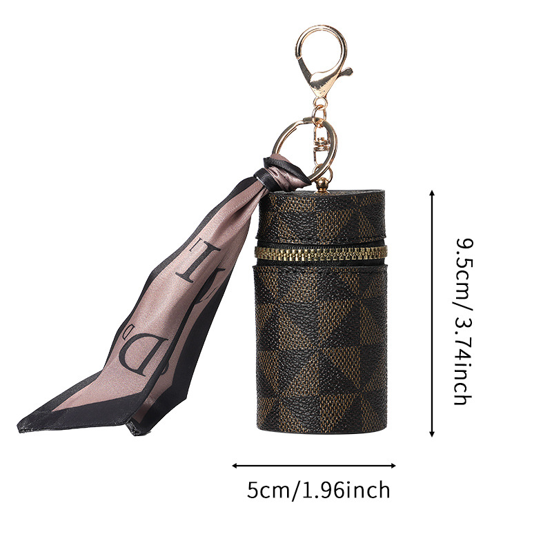 European and American classic coin purse 2024 new compact bag, pendant, earphone bag opening, red envelope, mini keychain bag Item Picture