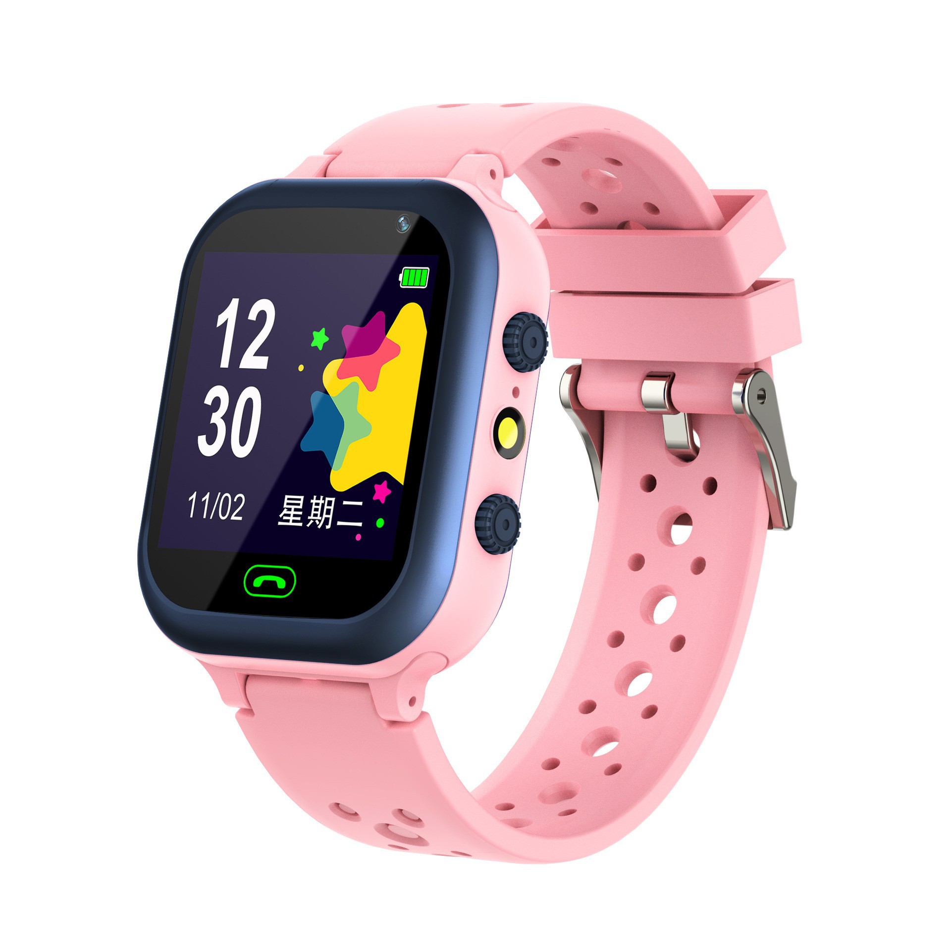 Cross-border Q15 waterproof children's smart phone Positioning Micro-chat Photo-taking Flashlight 5th generation Z6 Multi-language switching watch details Picture
