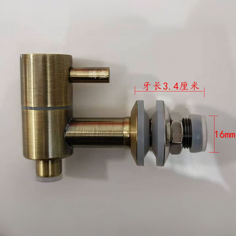 16mm juice oak barrel faucet, 304 stainless steel glass bottle, wine bottle faucet, beer ceramic tank faucet Specification drawing