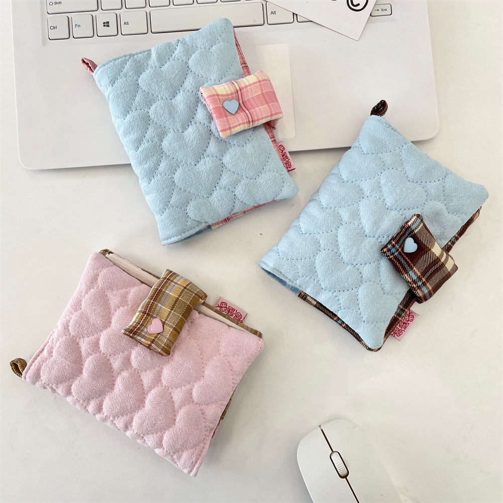 5452 Niche Heartwarming Fabric Notebook Book Cover, Life Record Notebook, Student loose-leaf Notes Diary full figure
