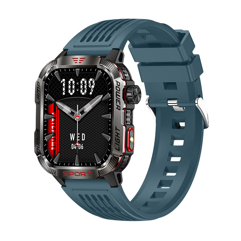 The new cross-border HT29 smartwatch features Bluetooth call, water resistance, outdoor men's encoder, altitude and air pressure compass Specification drawing