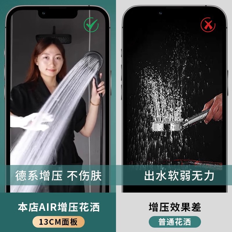 Cross-border hollowed-out spray showerhead, shower showerhead, large water outlet, shower head, bath, single head, flower wine set Application Scenario