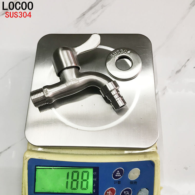 Genuine washing machine, genuine 304 stainless steel faucet, 4-minute quick-opening extended single-cooling special mop sink, small faucet Application Scenario