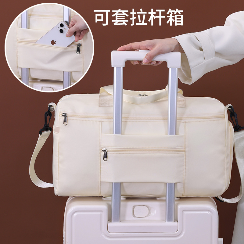 Travel bag, women's large-capacity short-distance luggage bag, accommodation, maternity, fitness training storage bag, dry and wet separation exercise bag Application Scenario