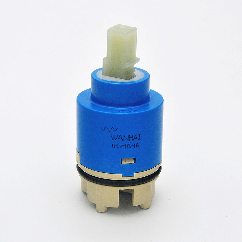 Faucet hot and cold valve core ceramic mixed water valve core accessories, universal valve core 35/40mm flat foot/high foot Item Picture