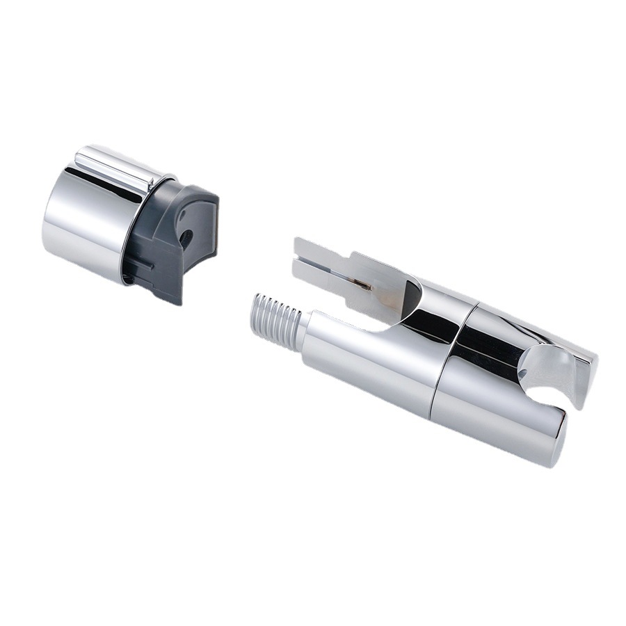 The new 18-25mm telescopic rod sliding sleeve shower head fixing base in Xiamen is adjustable and easy to disassemble and assemble without disassembling the shower rod Item Picture