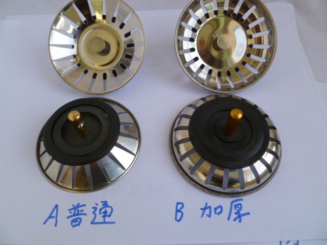 Kitchen sink stoppers, stainless steel sink covers, dishwashing basins, drain stoppers, filter baskets full figure