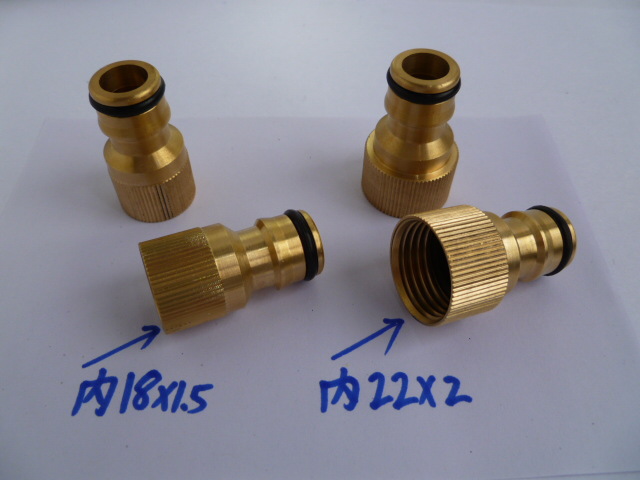 Electric car wash pump connector, household car wash brush, copper pacifier handle switch connector M18*1.5 full figure