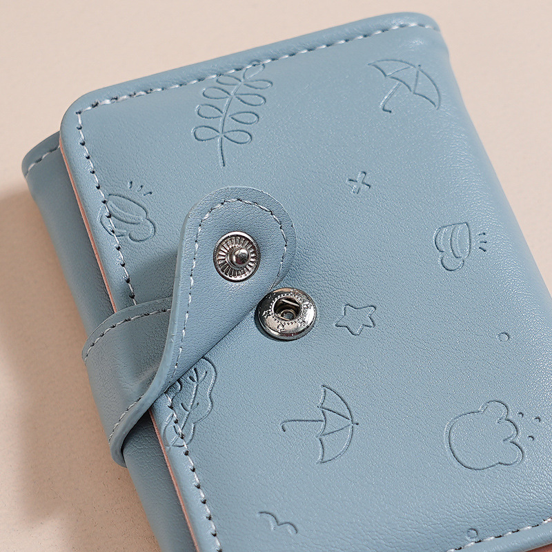 New cute PU wallet from Ailun, short cartoon card case on Instagram, multi-functional three-fold wallet for ladies wholesale Application Scenario
