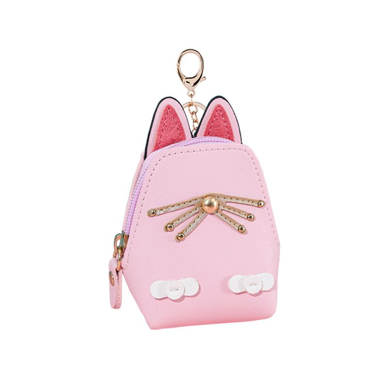 A new mini, cute and Ins-style cartoon student portable coin key waterproof wallet Item Picture
