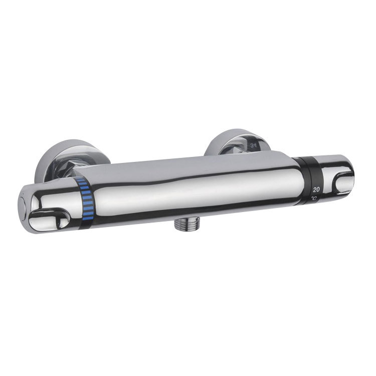 All-copper shower head faucet, constant-temperature shower faucet, bathtub faucet, automatic hot and cold temperature adjustment, mixing valve Item Picture