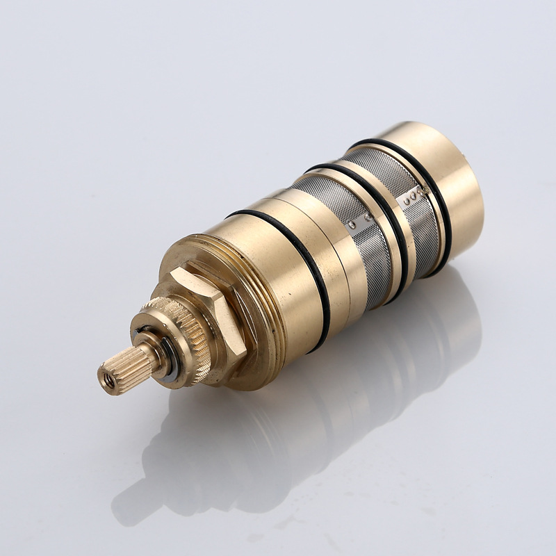 Hot-selling brass thermostatic valve core 130156 thermostatic shower valve core repair parts for cross-border foreign trade on Amazon details Picture