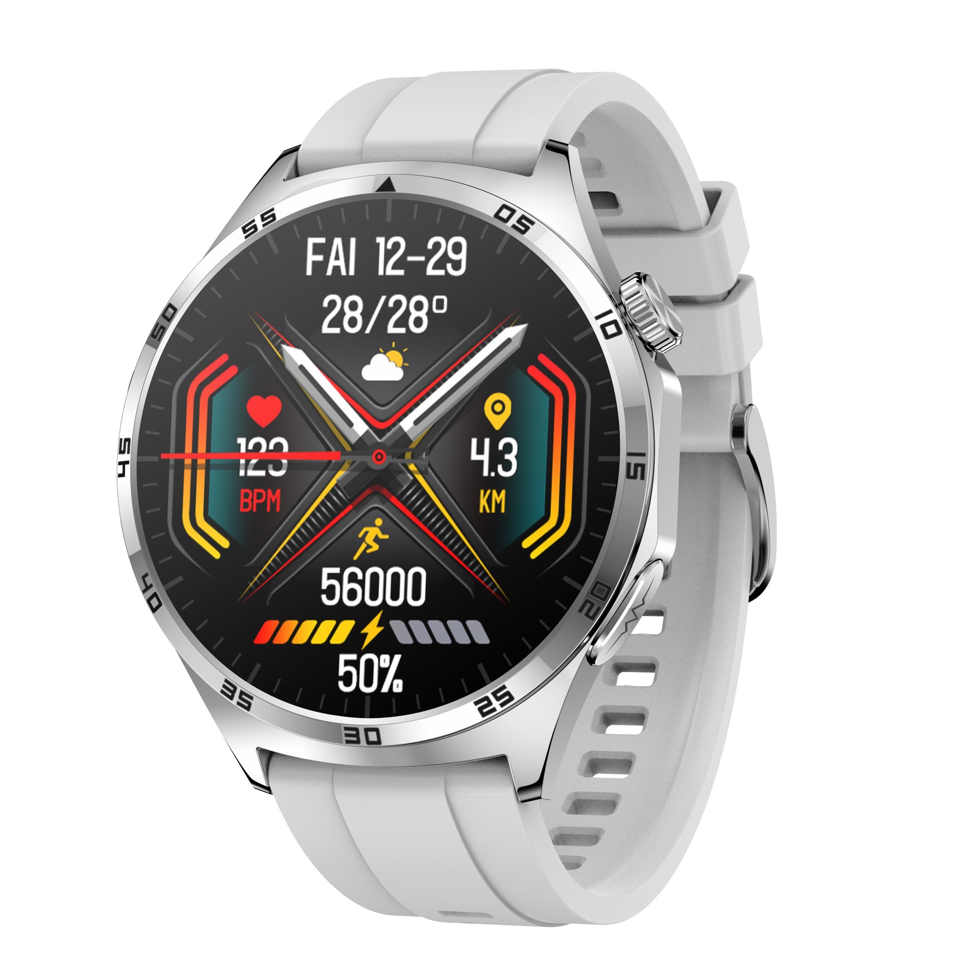 MT300 smartwatch, high-definition display, Bluetooth call, temperature, heart rate, step count, smart bracelet, sports watch details Picture