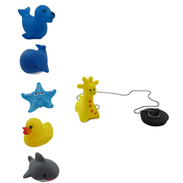 Cross-border cartoon dolls, toys, bathtub stoppers, rubber stoppers, water stoppers, drain plugs, shower rooms, laundry sinks, bathtubs full figure
