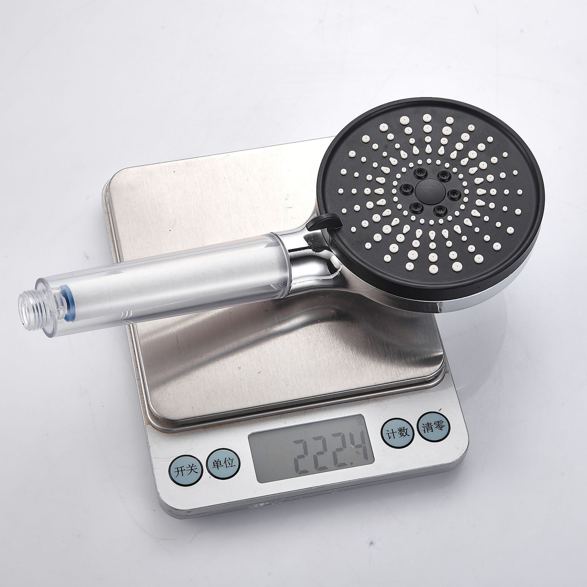 Cross-border five-speed water outlet adjustable filter shower head, high-pressure shower head, negative ion hard water softening shower head Application Scenario