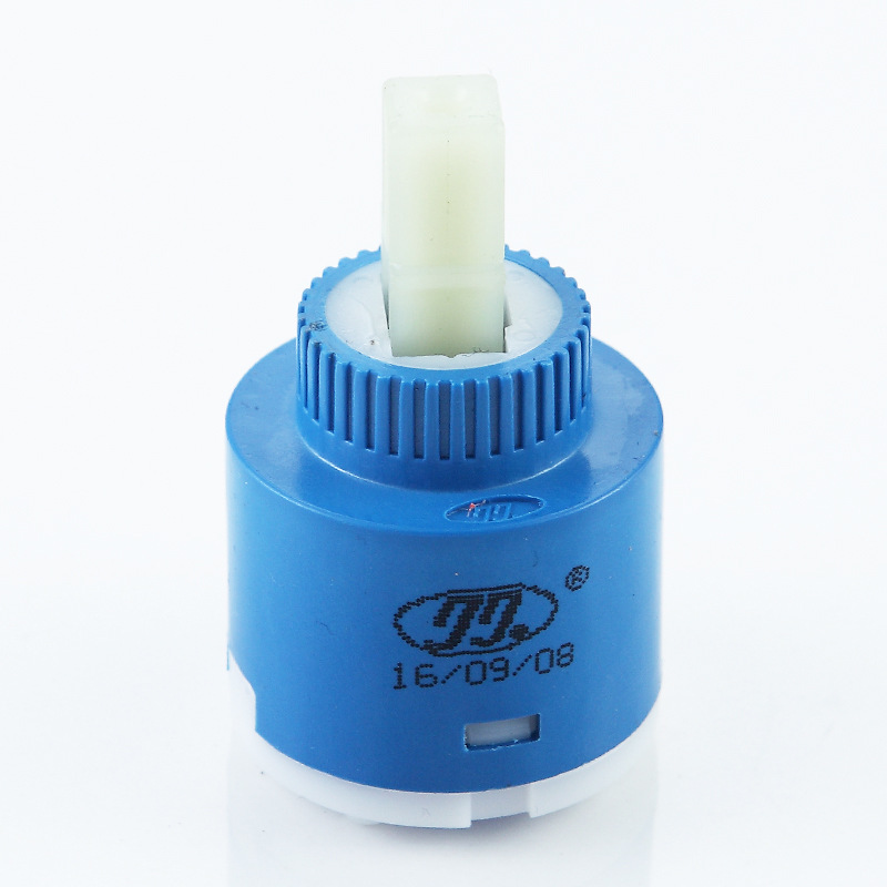 Taiwan Jiujiu valve core, hot and cold valve core, vegetable basin, washbasin and faucet accessories, 35/40MM flat foot ceramic valve core details Picture
