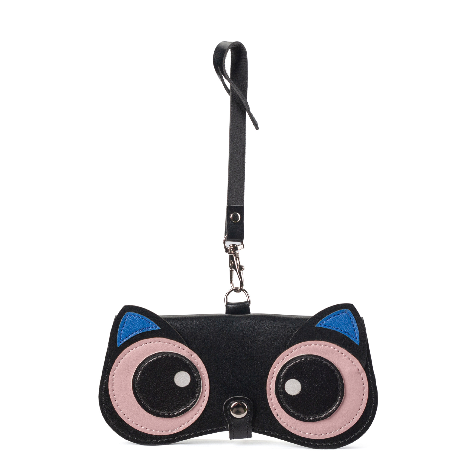 New cartoon cute glasses case, portable men's and women's sunglasses, myopia glasses storage bag, protective case, glasses case hanging decoration Item Picture