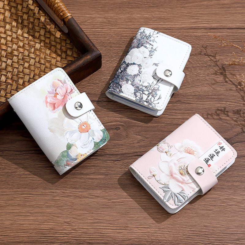 Mini, ultra-thin, large-capacity, multi-card position anti-demagnetization pvc ID card set, bank credit card holder and card case full figure