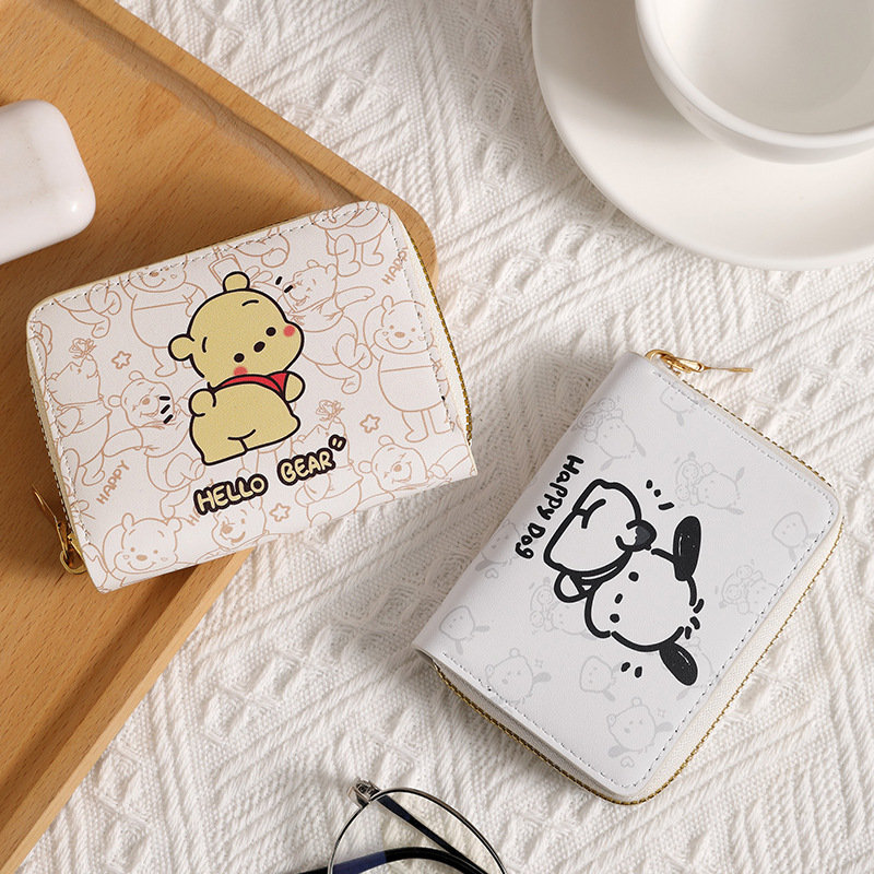2024 New cat organ card case, ID card holder, storage small bag, fashionable small wallet, cross-border style coin purse full figure