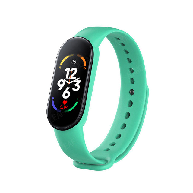 M8 Smart bracelet Heart rate and blood pressure monitor, step music, weather information, sleep monitoring, M7 M6 Sports Smart bracelet Application Scenario