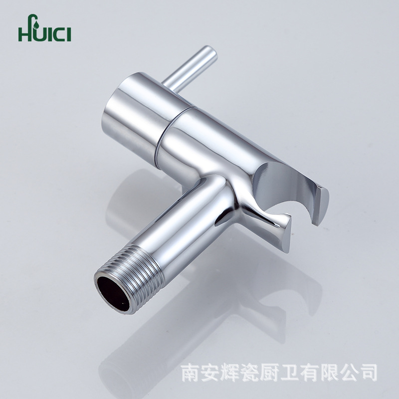 Hui Ci Amazon EBAY copper Feminine Washing machine Spray gun with cold and hot thermostatic valve set Feminine washing machine set Specification drawing